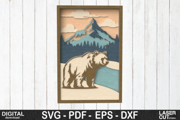 Bear Mountain Laser Cut Art: Precision Designs for Your Projects