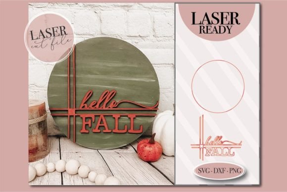 Embrace Autumn with Hello Fall SVG Laser Cut File