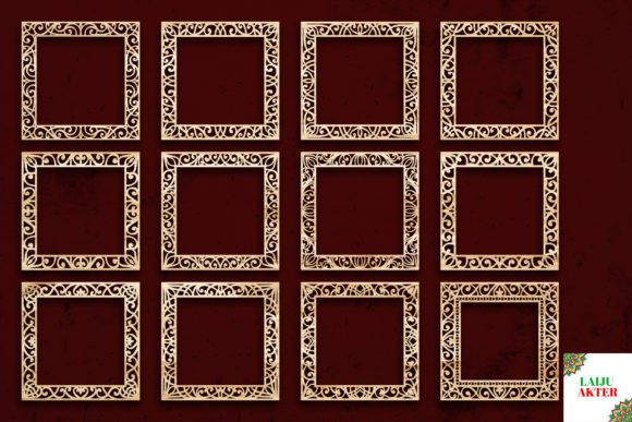 Mirror Frame Svg Bundle, Photo Frames 07