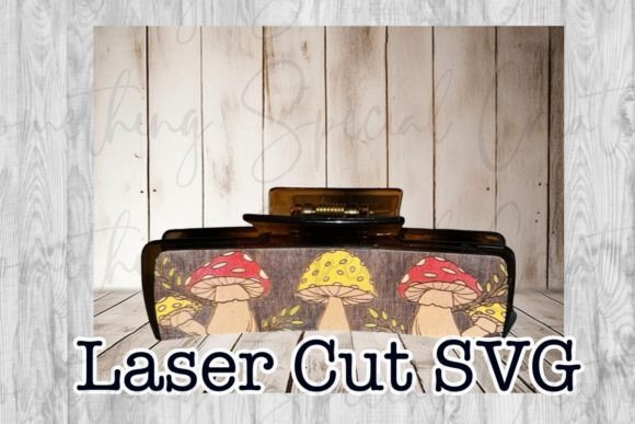 Mushroom Hair Clip Topper: A Laser-Cut Design for Crafters