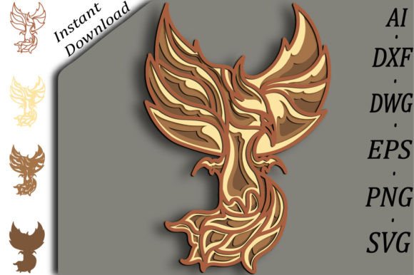 Phoenix Multilayer Svg: A Dynamic Design Asset