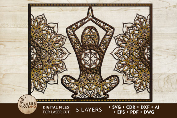 Transform Your Space with the YOGA PANEL Multilayer Cut File